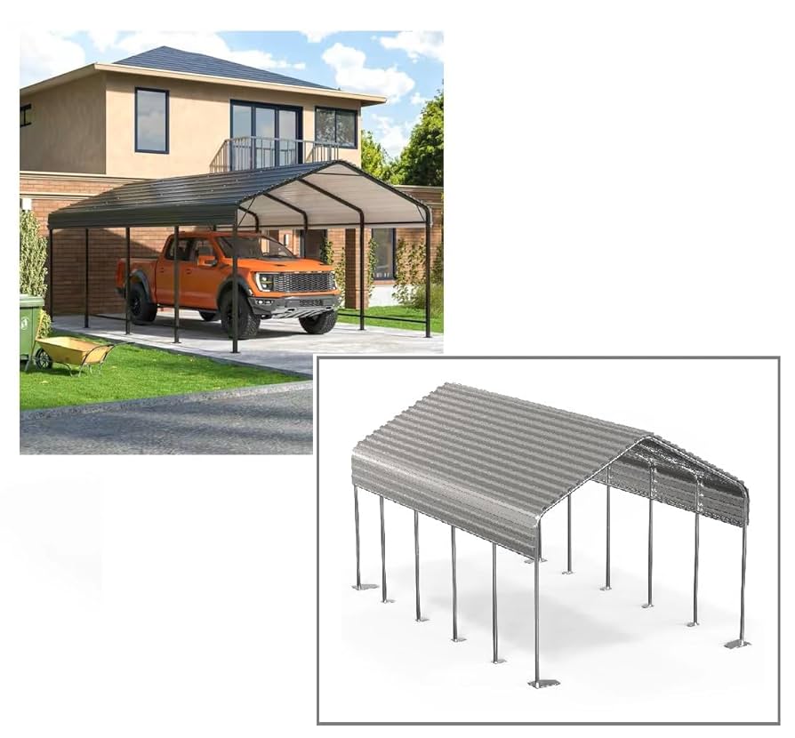 Amazon.com : Carport Canopy Frame Fittings Set 1-3/8 Inch